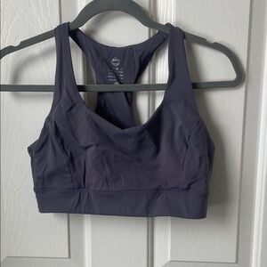 Stylish Women's Dark Purple Sports Bra